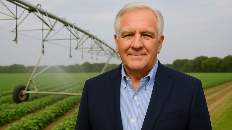 Aldo Vendramin mostra como a irrigação inteligente promove produtividade com responsabilidade ambiental.