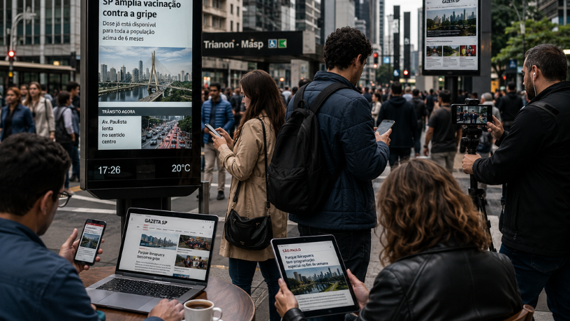 O protagonismo da informação local e o novo comportamento do leitor digital na metrópole paulista
